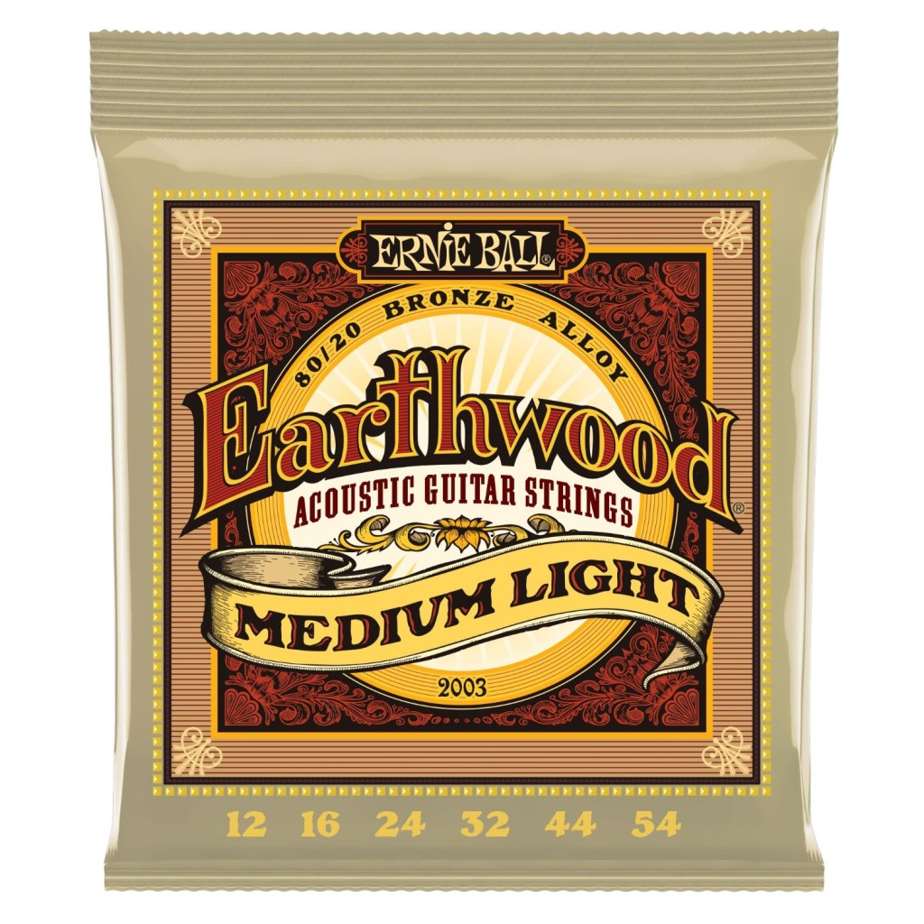 Ernie Ball Strings Earthwood 80/20 Bronze Best Acoustic Guitar Strings