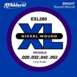 D'Addario EXL280 Piccolo Bass Guitar Strings D'Addario EXL280 Piccolo Bass Guitar Strings